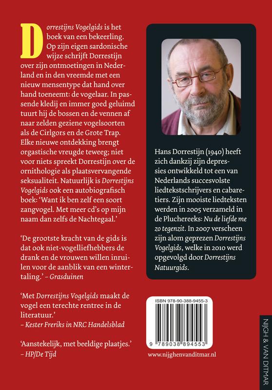 Achterkant van Dorrestijns vogelgids