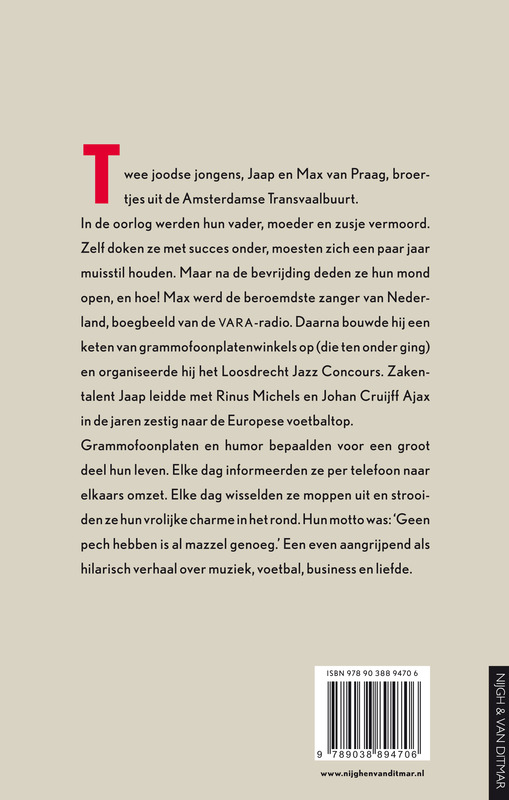 Achterkant van Jaap en Max