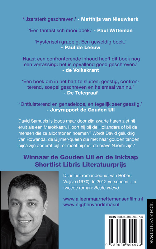 Achterkant van Alleen maar nette mensen