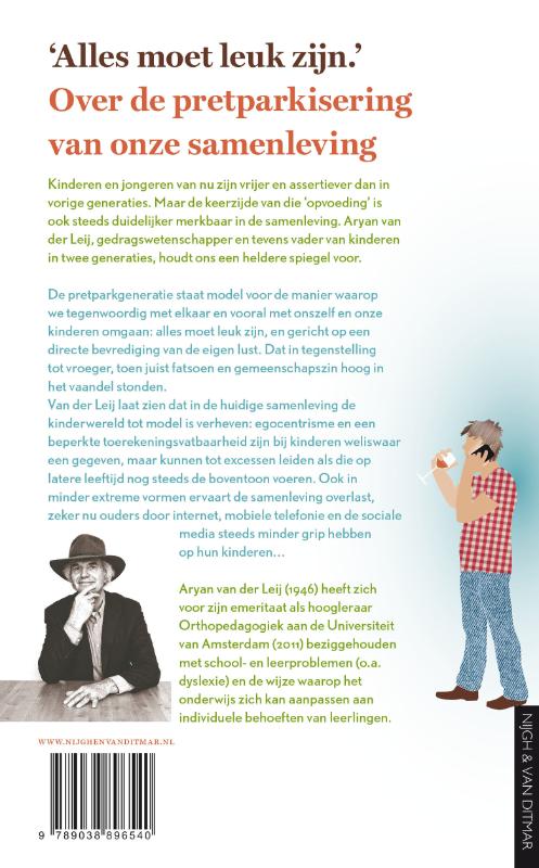 Achterkant van De pretparkgeneratie