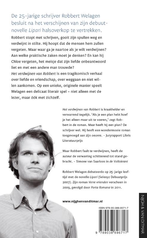Achterkant van Het verdwijnen van Robbert