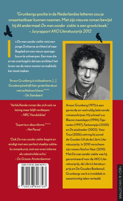Achterkant van De man zonder ziekte