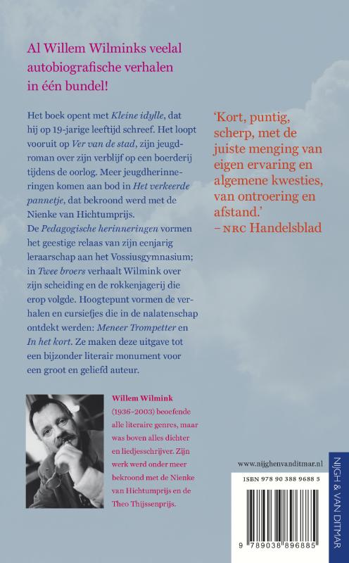 Achterkant van Verzamelde verhalen