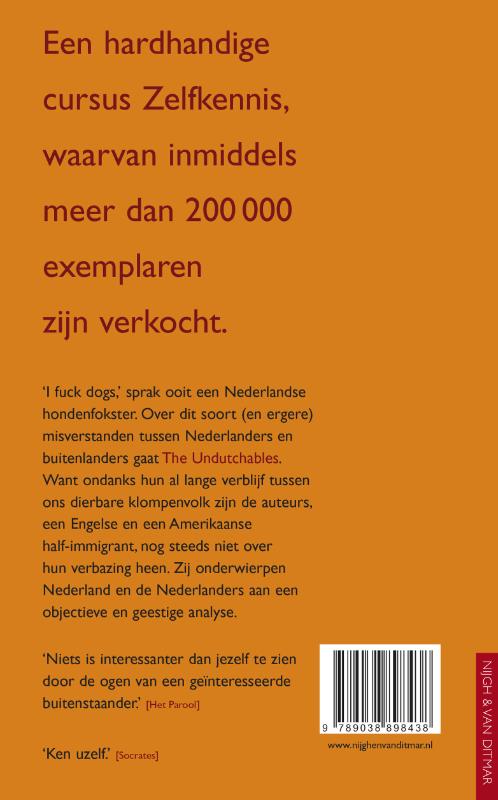 Achterkant van The undutchables