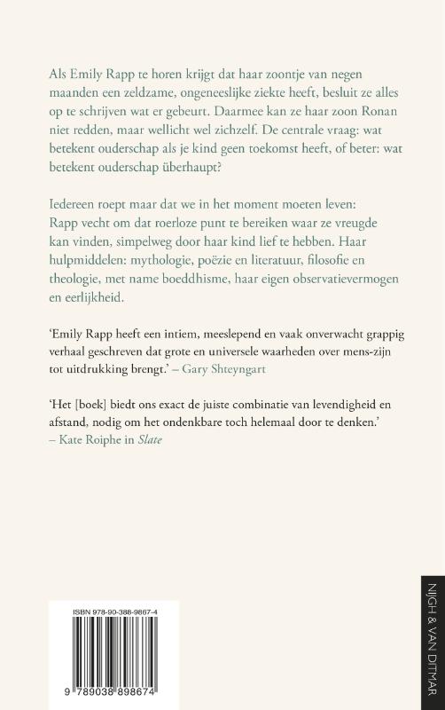 Achterkant van Het roerloze punt in een wentelende wereld