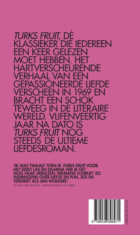 Achterkant van Turks fruit