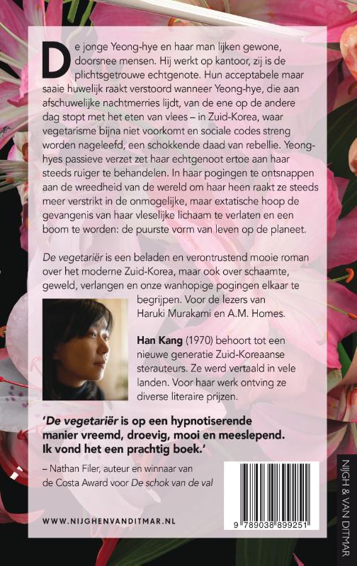 Achterkant van De Vegetarier