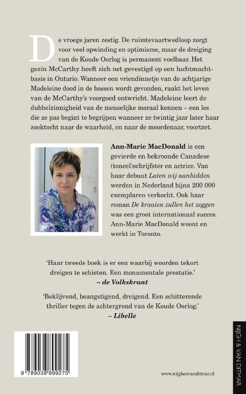 Achterkant van De kraaien zullen het zeggen