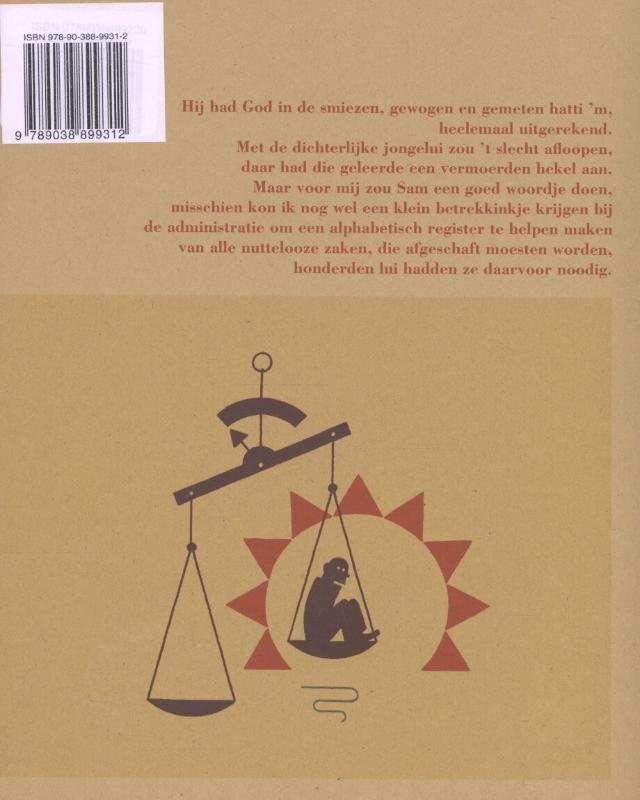 Achterkant van Mene Tekel