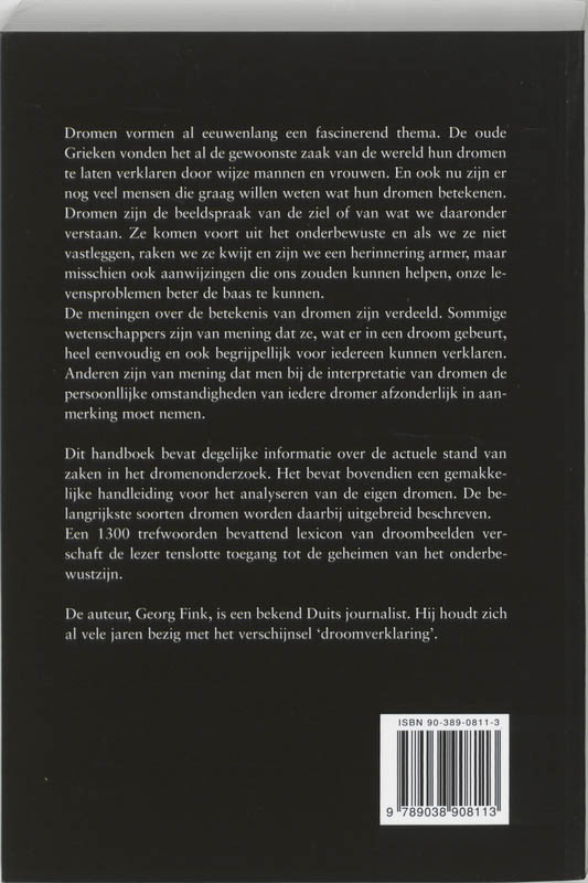 Achterkant van Dromen encyclopedie