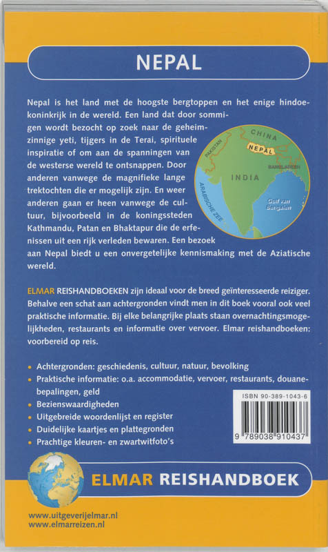 Achterkant van Nepal