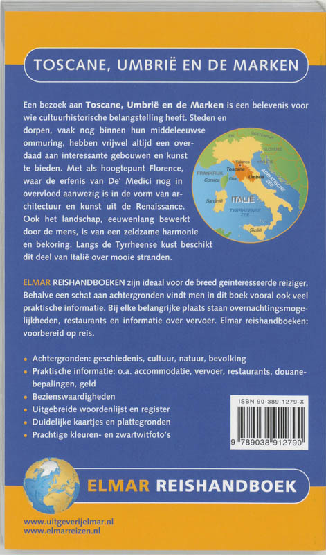 Achterkant van Toscane, Umbrie en de Marken