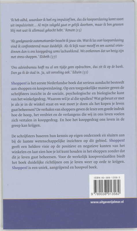 Achterkant van Shoppen