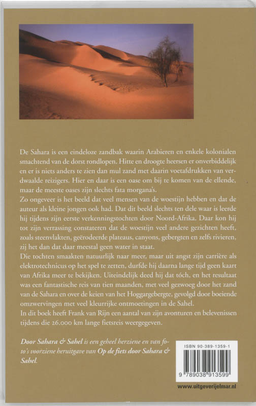 Achterkant van Door Sahara en Sahel