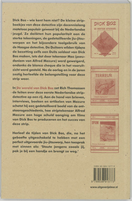 Achterkant van De wereld van Dick Bos