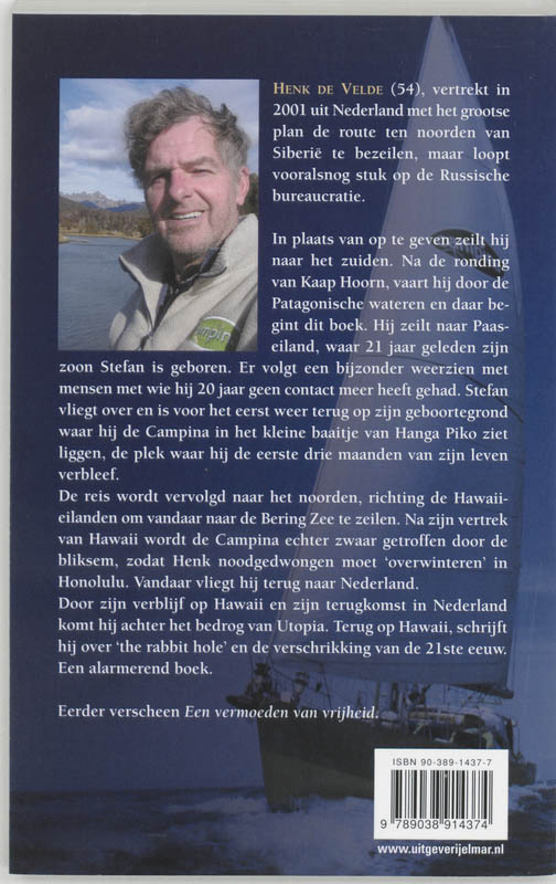 Achterkant van Een reiziger in tussentijd