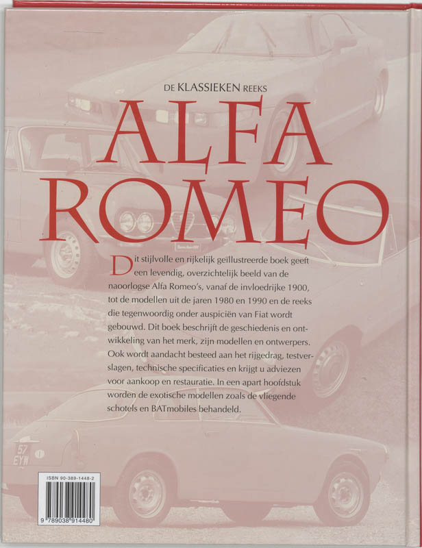 Achterkant van Alfa Romeo