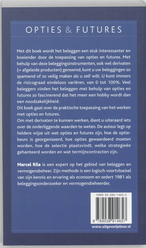 Achterkant van Beleggen in opties & futures