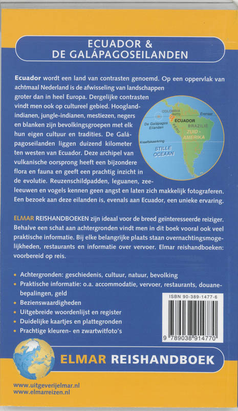 Achterkant van Ecuador