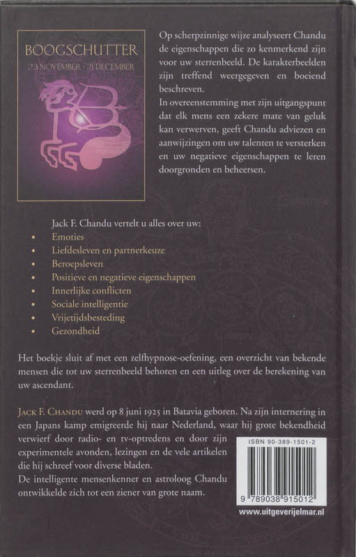 Achterkant van Boogschutter