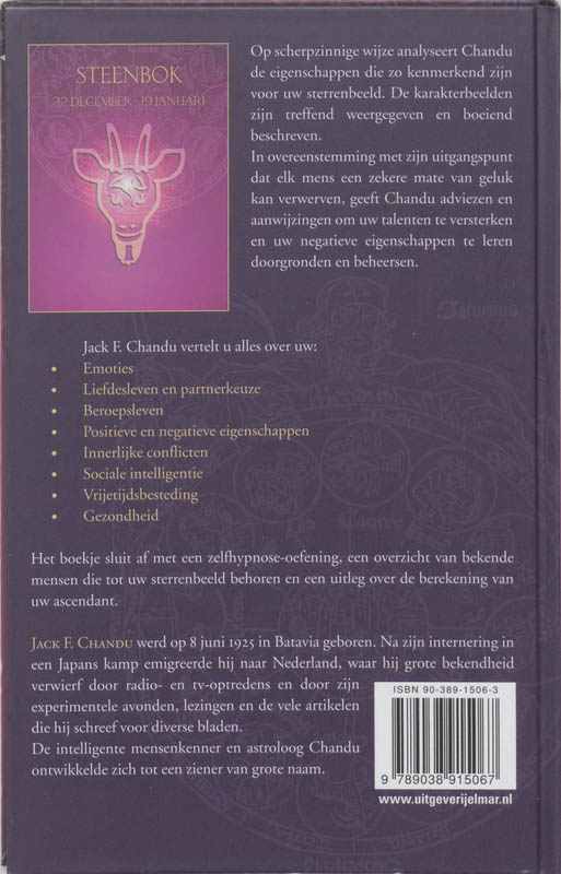 Achterkant van Steenbok