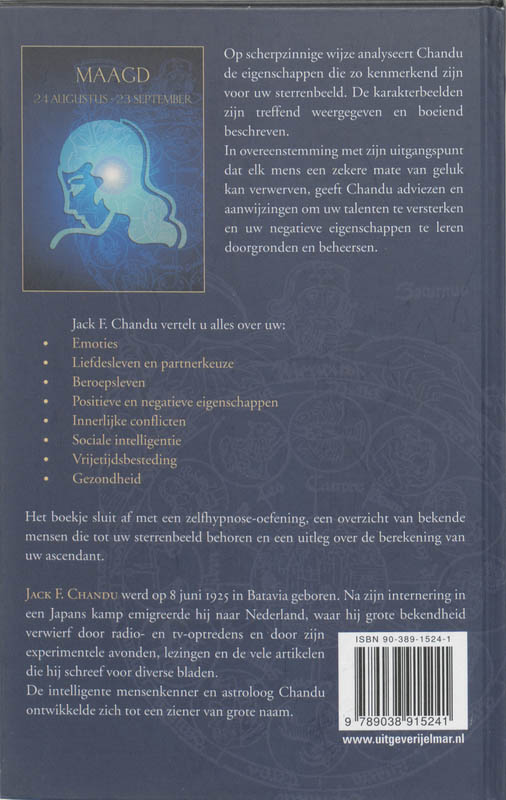 Achterkant van Maagd