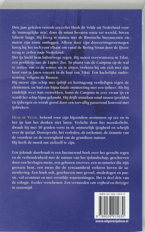 Achterkant van Een ijskoude doorbraak