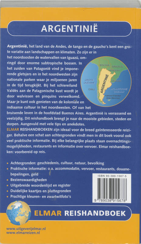 Achterkant van Argentinie
