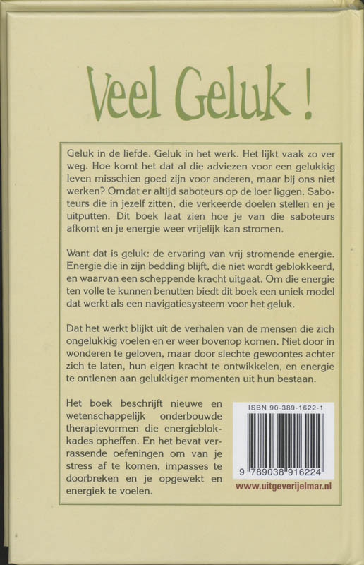 Achterkant van Veel Geluk!