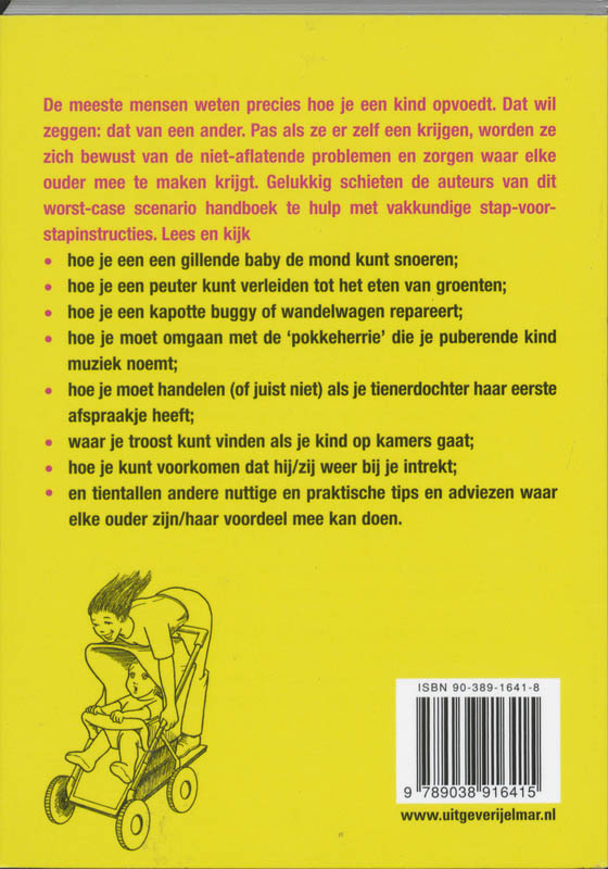 Achterkant van Survival handboek opvoeden