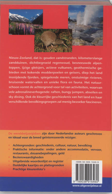 Achterkant van Nieuw-Zeeland