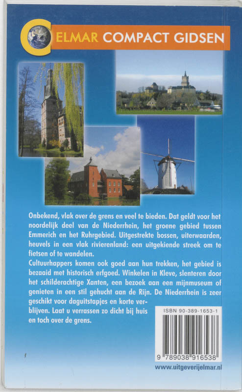 Achterkant van Elmar Compactgidsen Niederrhein-Noord