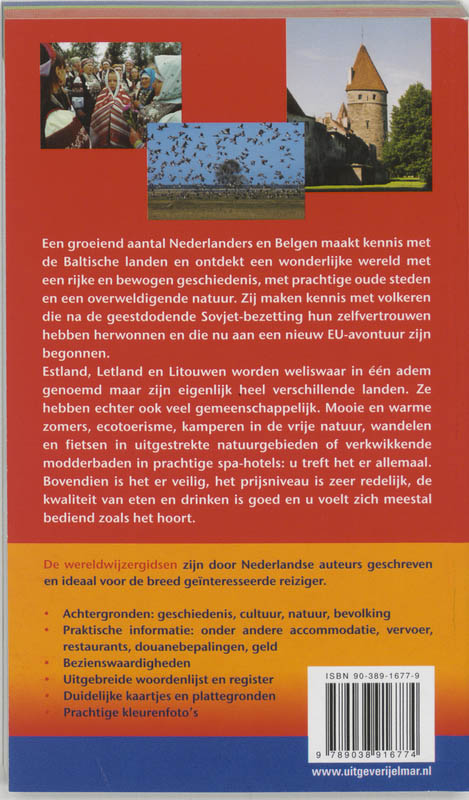 Achterkant van Baltische landen