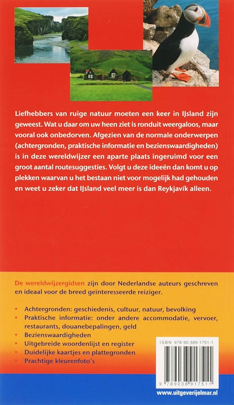 Achterkant van IJsland