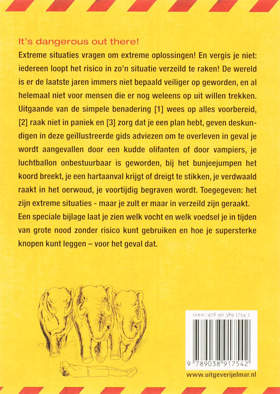 Achterkant van Survival Handboek