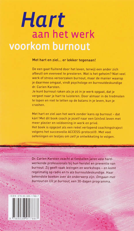 Achterkant van Hart aan het werk