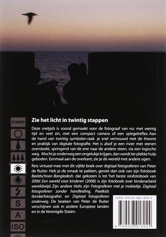 Achterkant van Digitaal fotograferen in een oogwenk