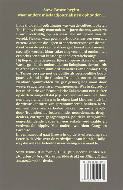 Achterkant van Steve Brown in Gangsta's Paradise