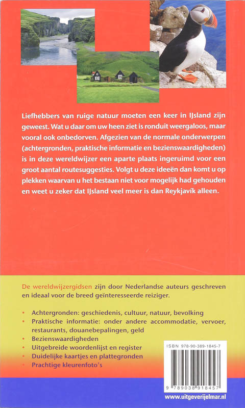 Achterkant van IJsland