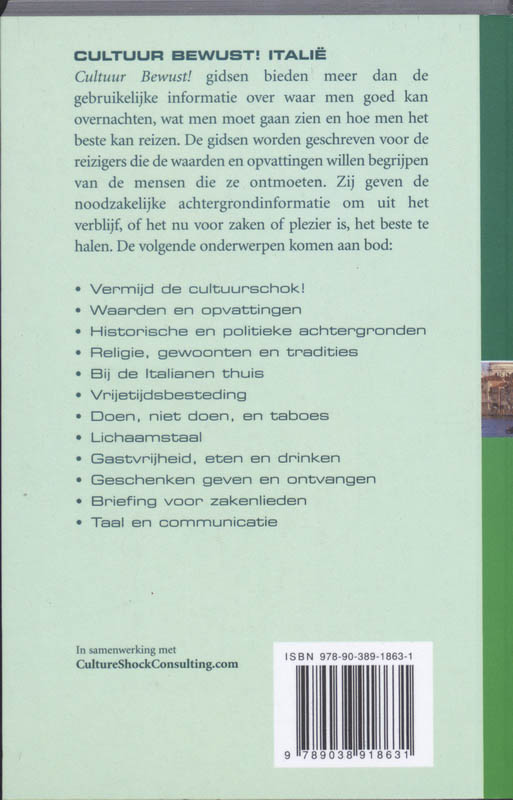 Achterkant van Italie
