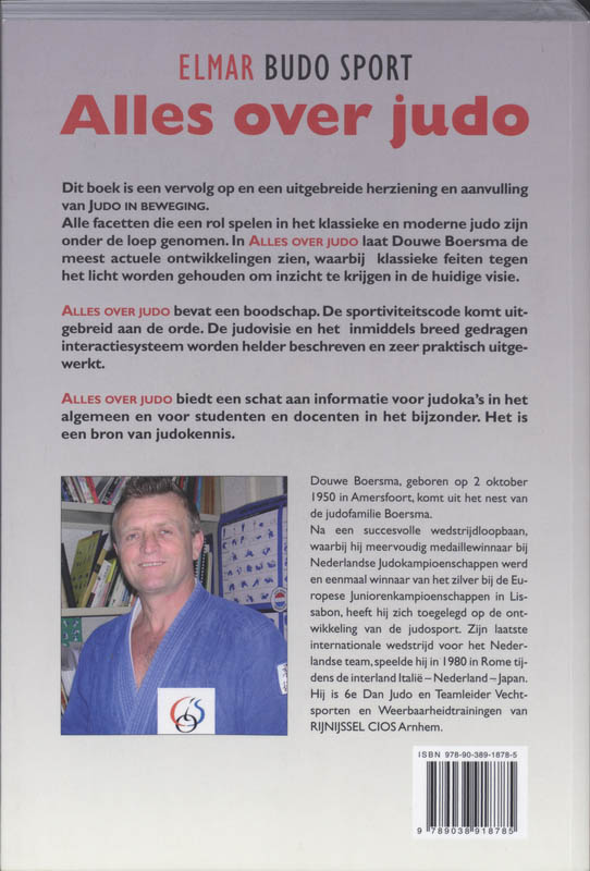 Achterkant van Alles over judo