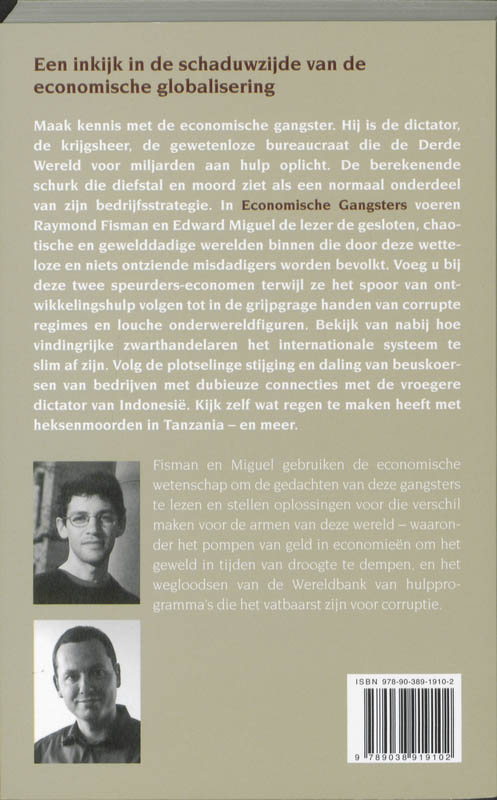 Achterkant van Economische gangsters