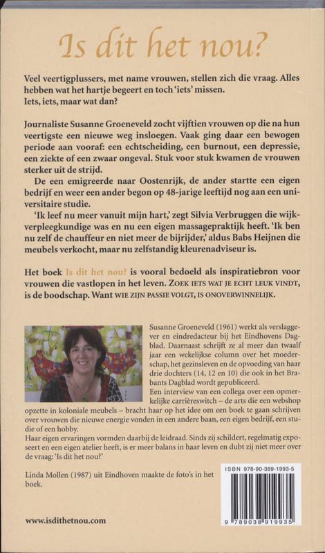 Achterkant van Is dit het nou?