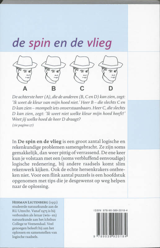 Achterkant van De spin en de vlieg