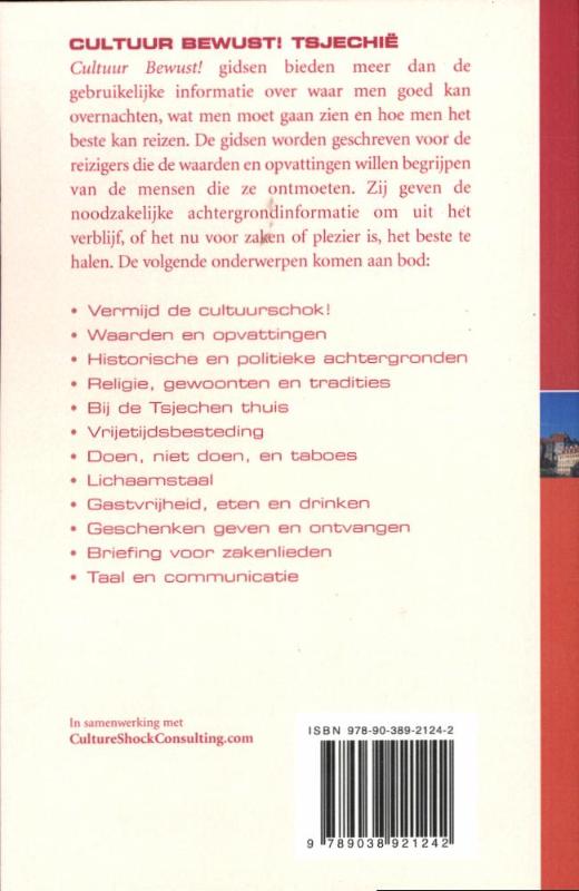 Achterkant van Cultuur bewust! Tsjechië