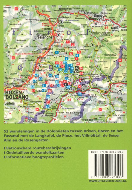 Achterkant van Dolomieten