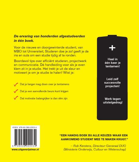 Achterkant van Studeren doe je zo!