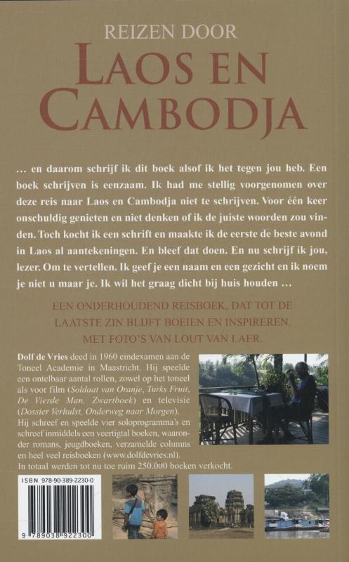 Achterkant van Reizen door Laos en Cambodja