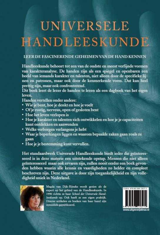 Achterkant van Standaardwerk universele handleeskunde