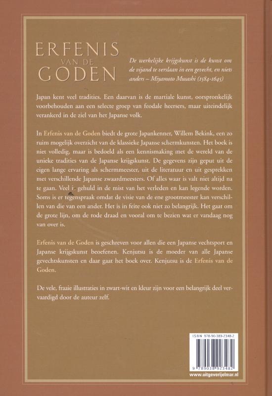 Achterkant van Erfenis van de goden